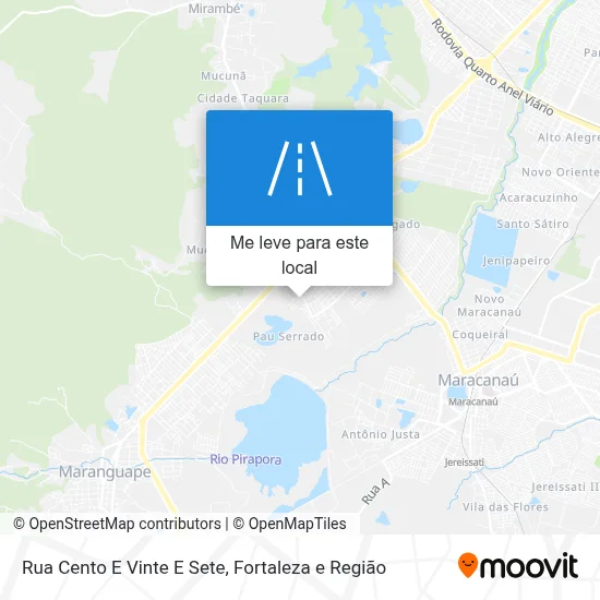 Rua Cento E Vinte E Sete mapa