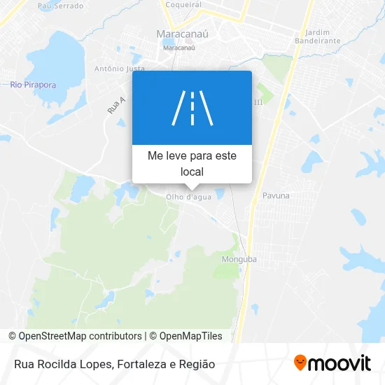 Rua Rocilda Lopes mapa