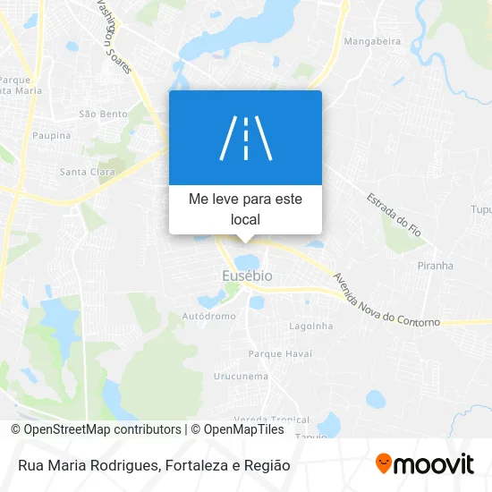 Rua Maria Rodrigues mapa