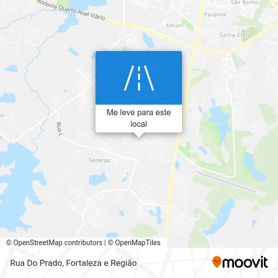 Rua Do Prado mapa