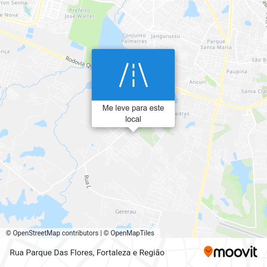 Rua Parque Das Flores mapa