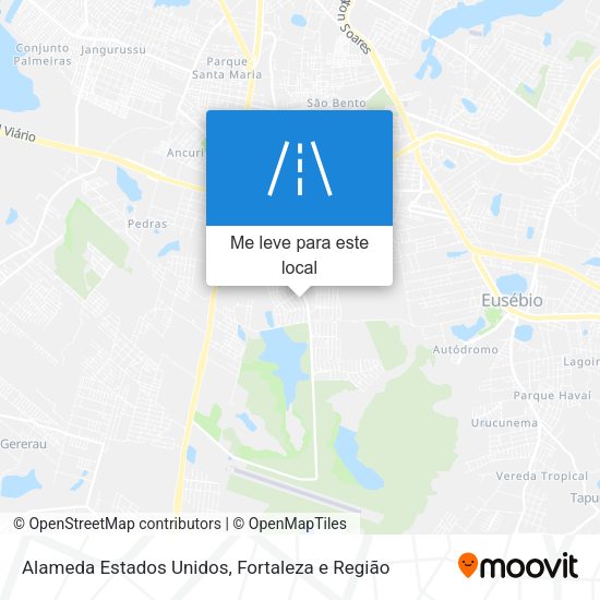 Alameda Estados Unidos mapa
