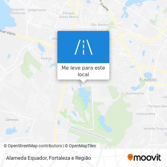 Alameda Equador mapa