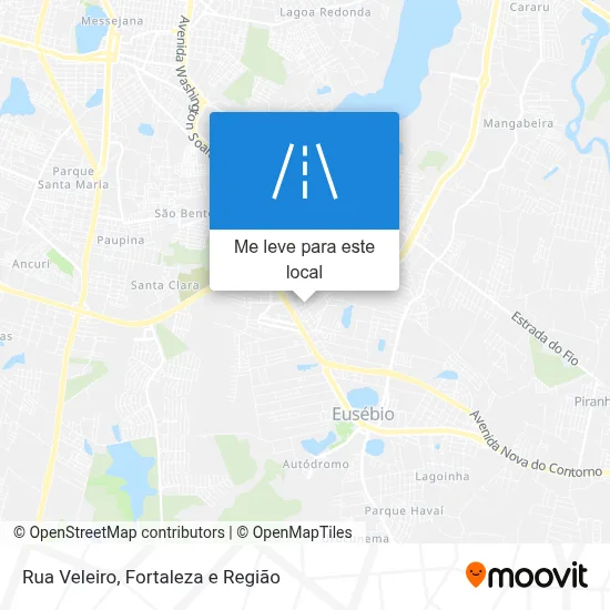 Rua Veleiro mapa