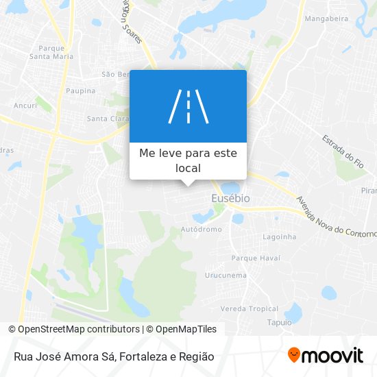 Rua José Amora Sá mapa