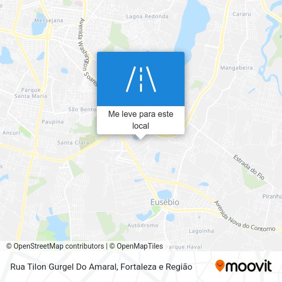 Rua Tilon Gurgel Do Amaral mapa