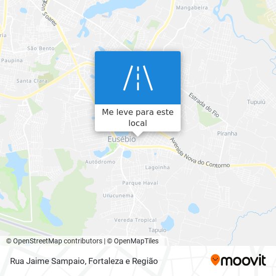 Rua Jaime Sampaio mapa