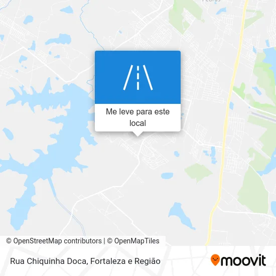 Rua Chiquinha Doca mapa