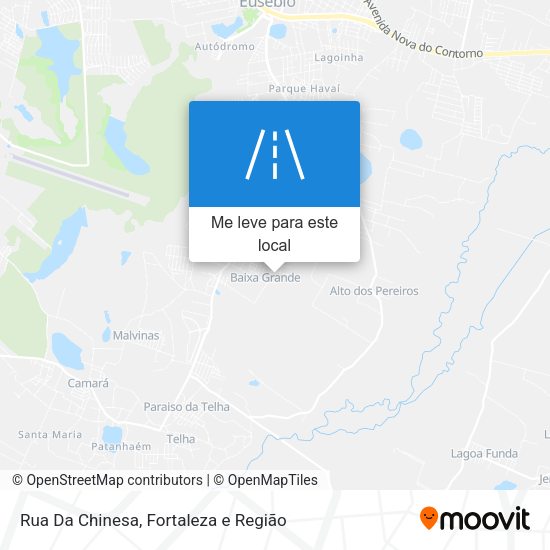Rua Da Chinesa mapa