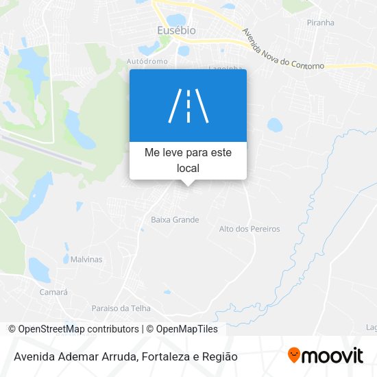 Avenida Ademar Arruda mapa
