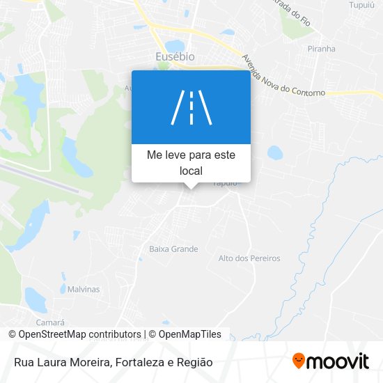 Rua Laura Moreira mapa