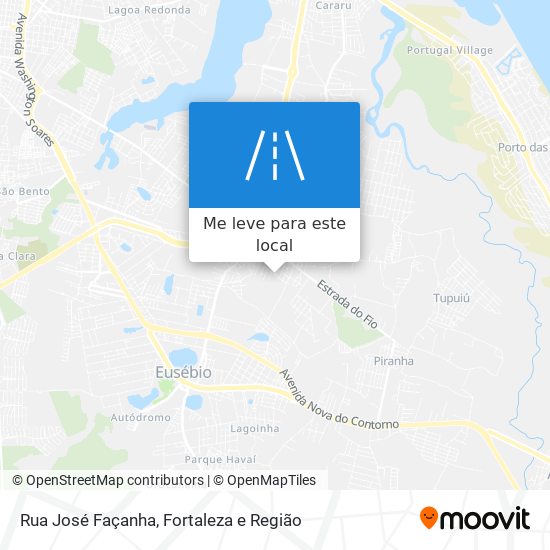 Rua José Façanha mapa