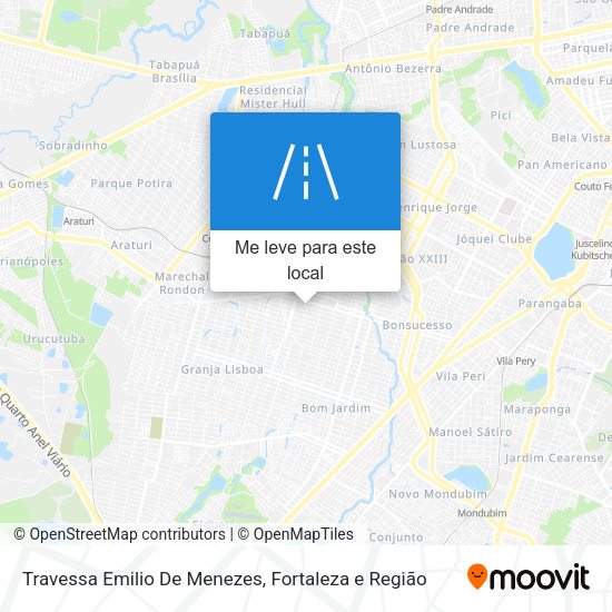 Travessa Emilio De Menezes mapa