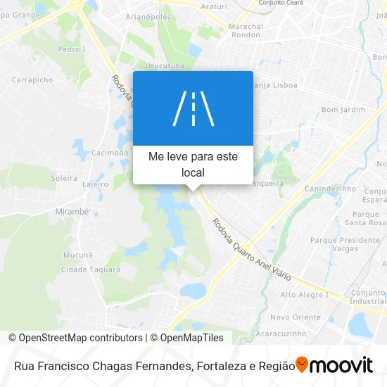 Rua Francisco Chagas Fernandes mapa
