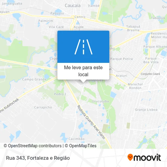 Rua 343 mapa