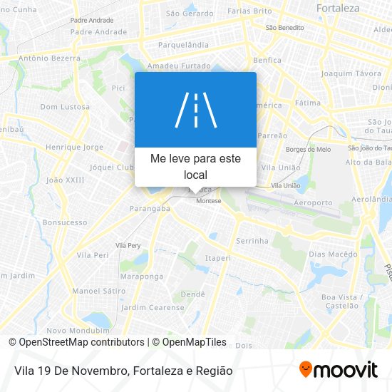 Vila 19 De Novembro mapa