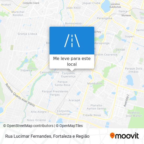 Rua Lucimar Fernandes mapa