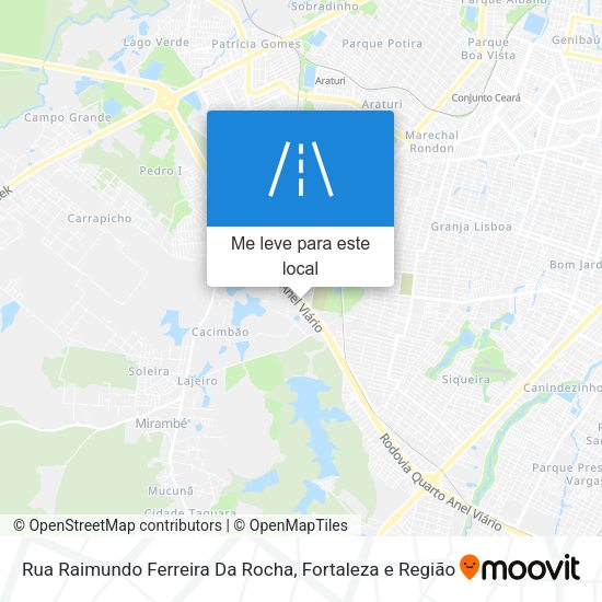 Rua Raimundo Ferreira Da Rocha mapa