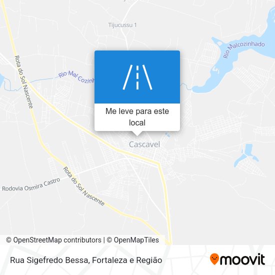 Rua Sigefredo Bessa mapa