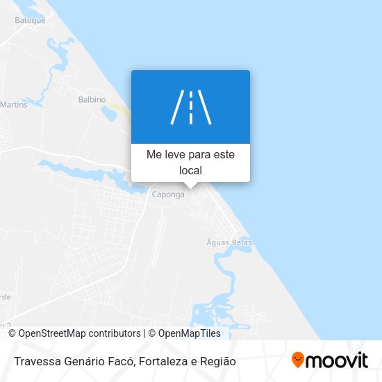 Travessa Genário Facó mapa