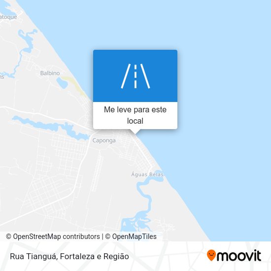 Rua Tianguá mapa