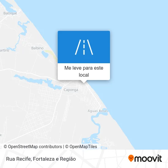 Rua Recife mapa