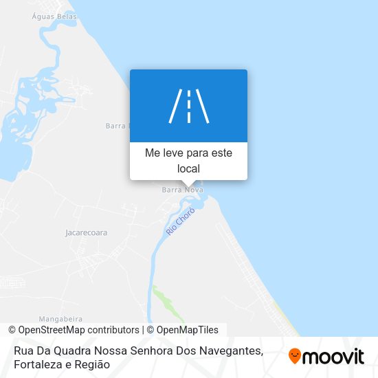 Rua Da Quadra Nossa Senhora Dos Navegantes mapa