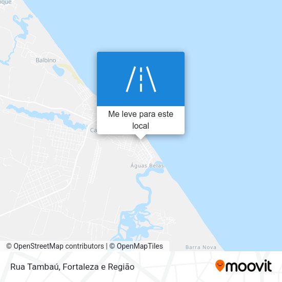 Rua Tambaú mapa
