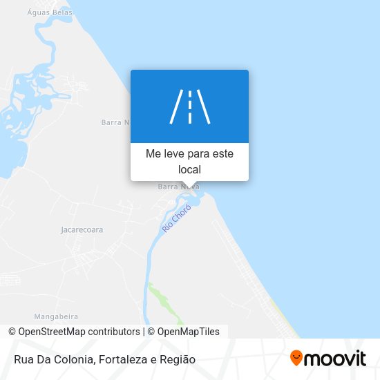 Rua Da Colonia mapa