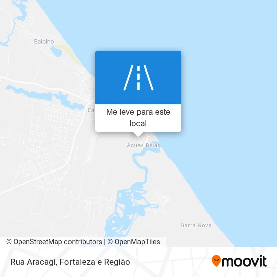 Rua Aracagi mapa