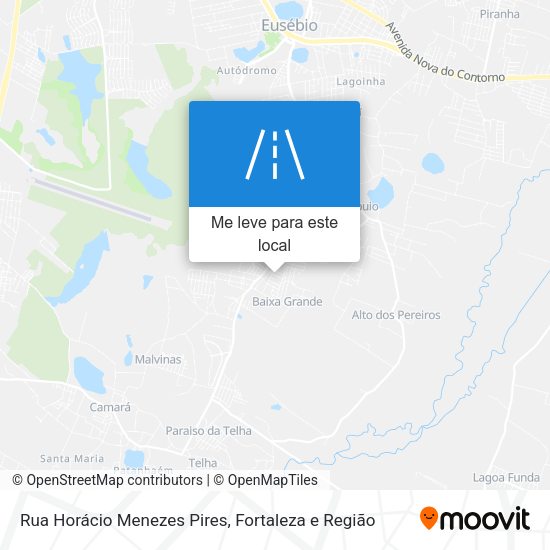 Rua Horácio Menezes Pires mapa