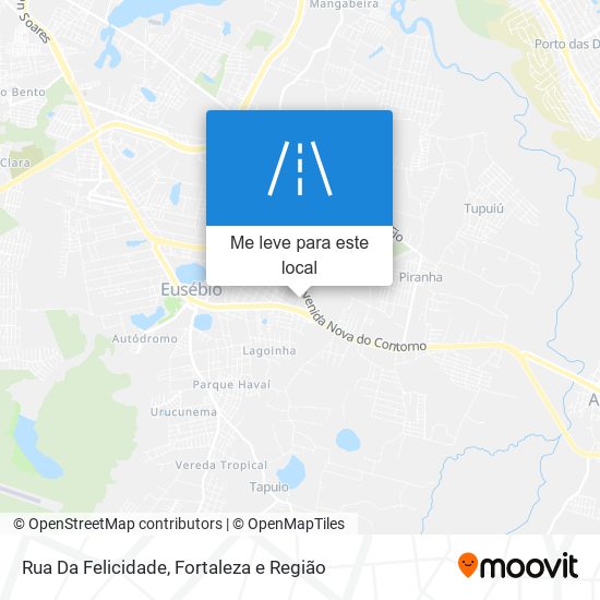 Rua Da Felicidade mapa