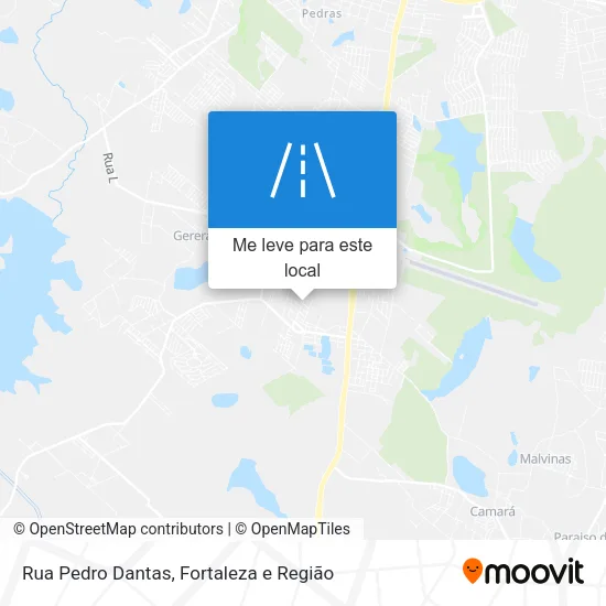 Rua Pedro Dantas mapa