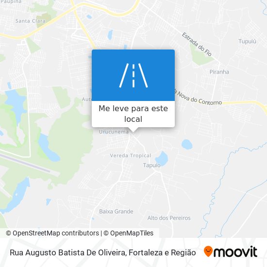 Rua Augusto Batista De Oliveira mapa