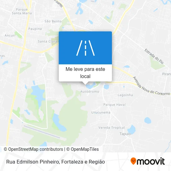 Rua Edmilson Pinheiro mapa