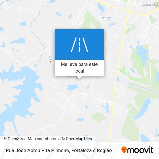 Rua José Abreu Pita Pinheiro mapa