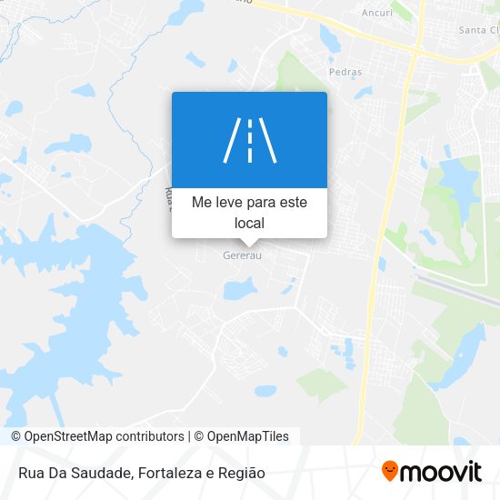 Rua Da Saudade mapa