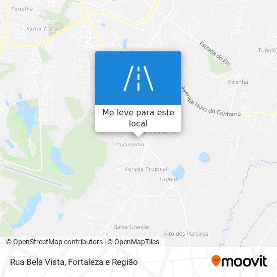 Rua Bela Vista mapa