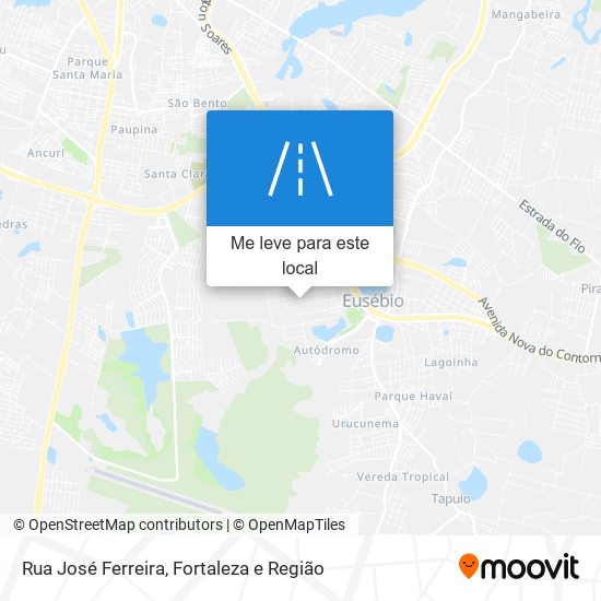 Rua José Ferreira mapa