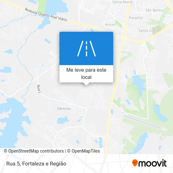 Rua 5 mapa
