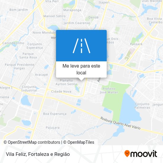Vila Feliz mapa