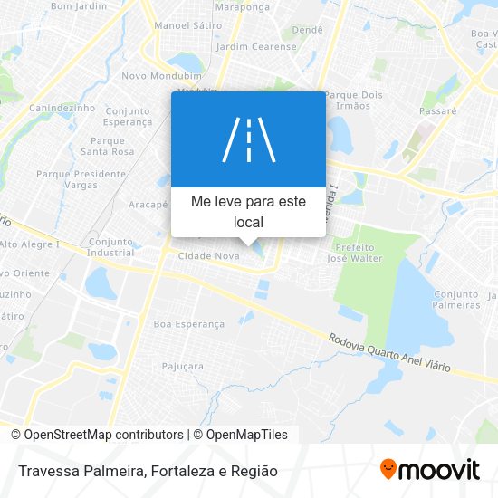 Travessa Palmeira mapa