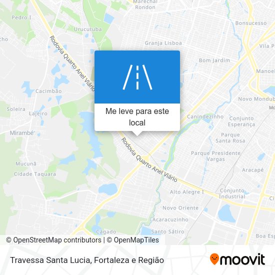 Travessa Santa Lucia mapa