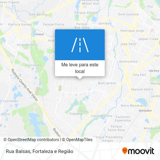 Rua Balsas mapa