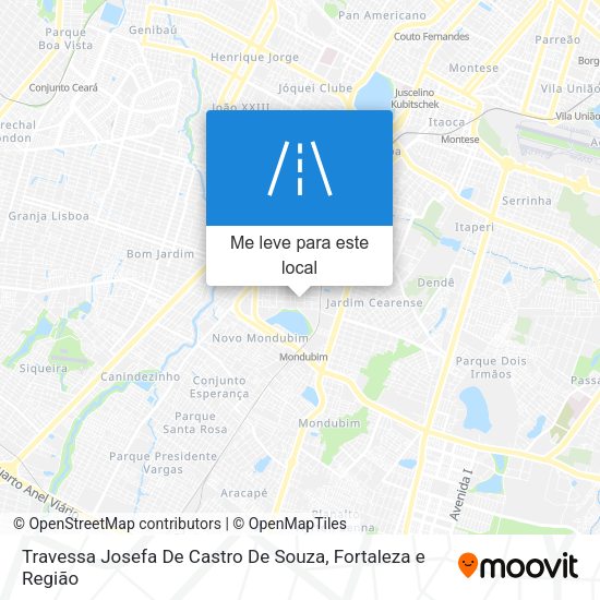 Travessa Josefa De Castro De Souza mapa