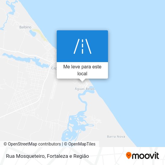 Rua Mosqueteiro mapa