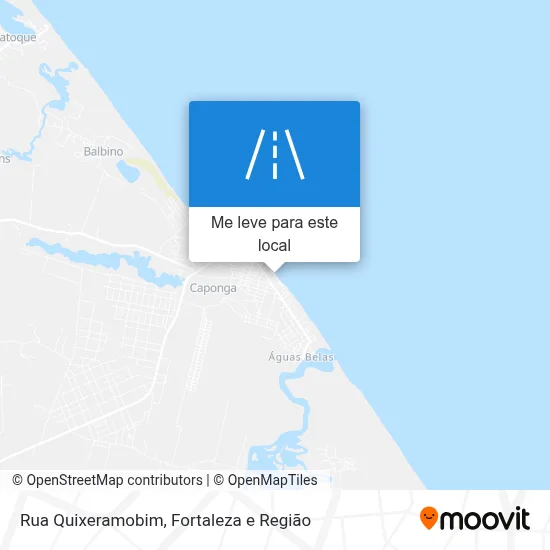 Rua Quixeramobim mapa