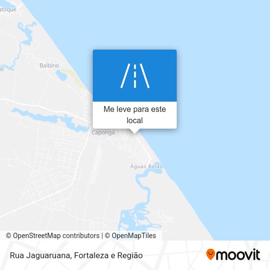 Rua Jaguaruana mapa