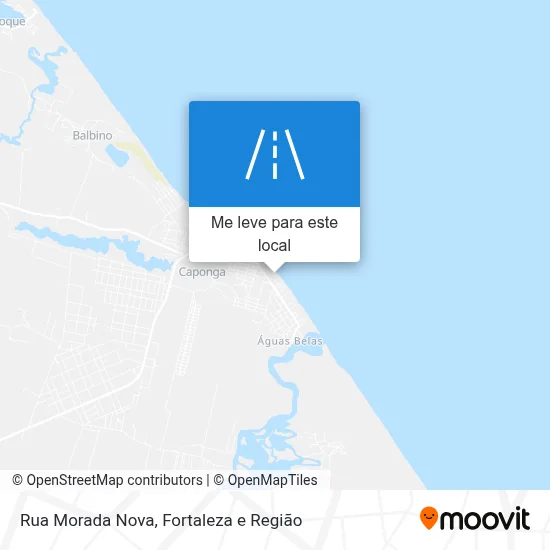 Rua Morada Nova mapa
