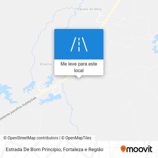 Estrada De Bom Princípio mapa